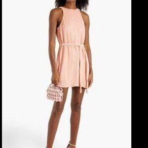 Retrofete Cecilia sleeveless sequin tie dress nwt M